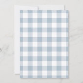 Oh Deer Boy冬の赤ちゃんシャワー 招待状 (裏面)