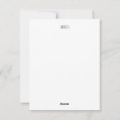 Oh deer christmas (幾何学的) シーズンカード (裏面)