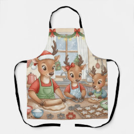 Oh Deer, Christmas Is Here! Apron エプロン