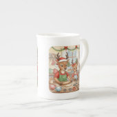 Oh Deer, Christmas Is Here! Coffee Mug ボーンチャイナマグカップ (正面右)