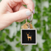 Oh Deer Christmas Light Pajama Cute Reindeer Holid キーホルダー (手)