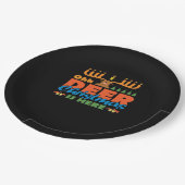 Oh Deer Christmas Too Classic Holiday Style  ペーパープレート (アングル)