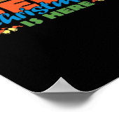 Oh Deer Christmas Too Classic Holiday Style  ポスター (角)