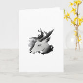 Oh Deer Classic Style カード (黄色い花)