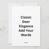 Oh Deer Classic Style シーズンカード (裏面)