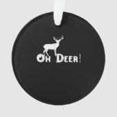 Oh Deer Clean Graphic Style オーナメント (正面)