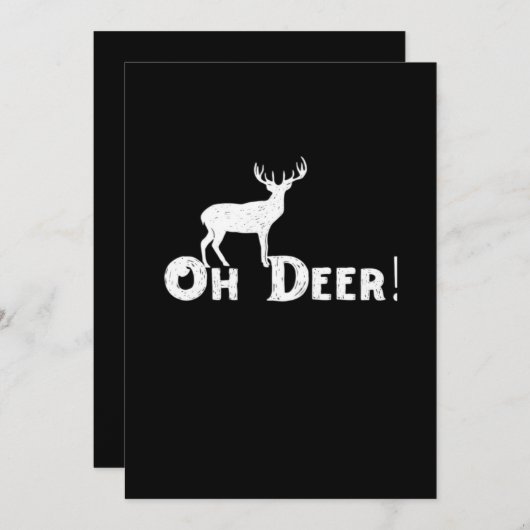 Oh Deer Clean Graphic Style シーズンカード (正面/裏面)
