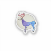 Oh Deer Clean Graphic Style  シール (正面)