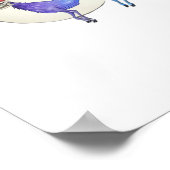 Oh Deer Clean Graphic Style  ポスター (角)