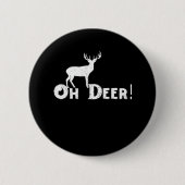 Oh Deer Clean Graphic Style  缶バッジ (正面)