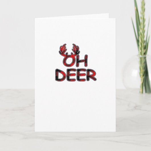 Oh Deer Clean Layout カード (正面)