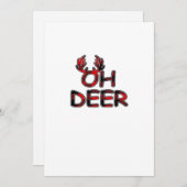 Oh Deer Clean Layout シーズンカード (正面/裏面)