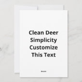 Oh Deer Clean Layout シーズンカード (裏面)