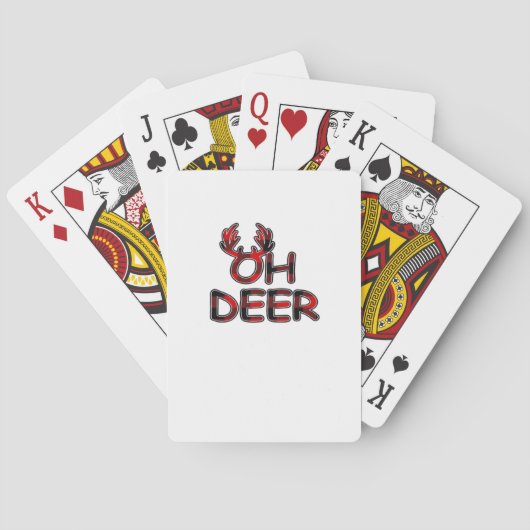 Oh Deer Clean Layout  トランプ (裏面)