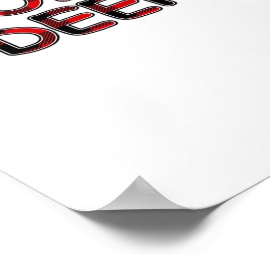 Oh Deer Clean Layout  ポスター (角)