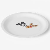 Oh Deer Clean Minimal Seeing  ペーパープレート (アングル)