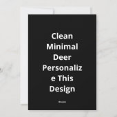 Oh Deer Clean Minimal Style シーズンカード (裏面)