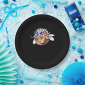 Oh Deer Clean Minimal Style  ペーパープレート (パーティー)