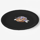 Oh Deer Clean Minimal Style  ペーパープレート (アングル)