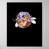 Oh Deer Clean Minimal Style  ポスター (正面)