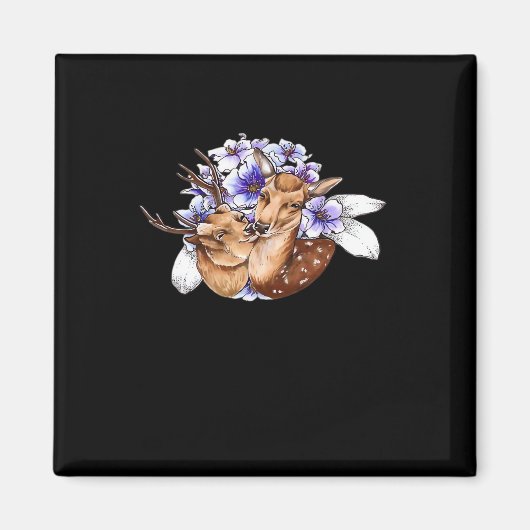 Oh Deer Clean Minimal Style  マグネット (正面)