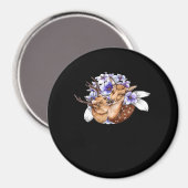 Oh Deer Clean Minimal Style  マグネット (正面/裏面)