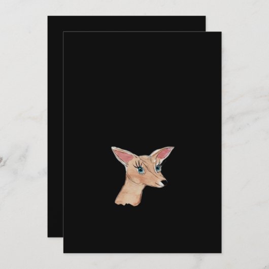 Oh Deer Clean Modern  シーズンカード (正面/裏面)