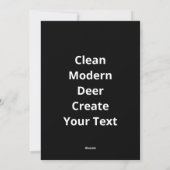 Oh Deer Clean Modern  シーズンカード (裏面)