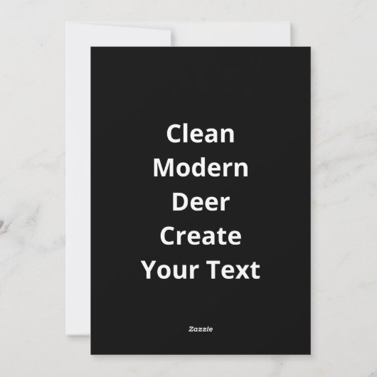 Oh Deer Clean Modern  シーズンカード (裏面)