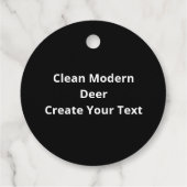 Oh Deer Clean Modern  フェイバータグ (裏面)