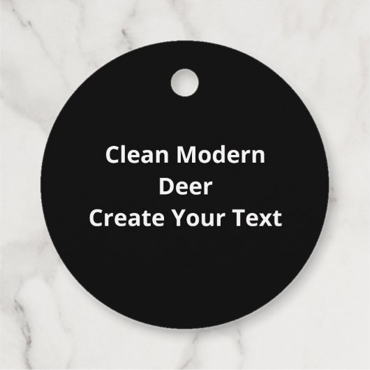 Oh Deer Clean Modern  フェイバータグ (裏面)