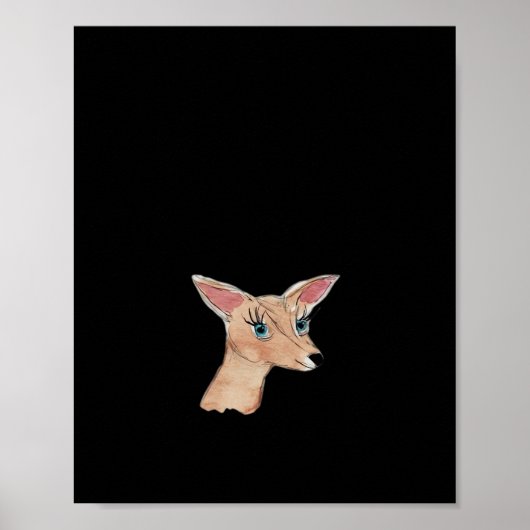 Oh Deer Clean Modern ポスター (正面)