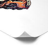 Oh Deer Contemporary Graphic Vibe  ポスター (角)