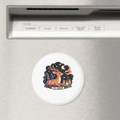 Oh Deer Contemporary Graphic Vibe  マグネット (インサイチュ (食洗機))