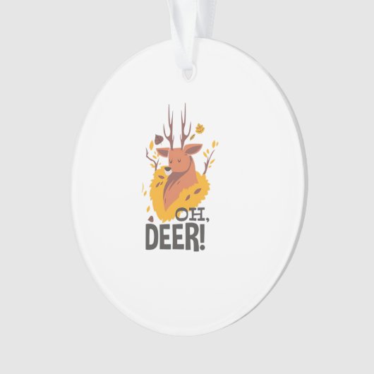 Oh Deer Contemporary Minimal Look オーナメント (正面)