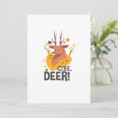 Oh Deer Contemporary Minimal Look シーズンカード (スタンド正面)