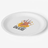 Oh Deer Contemporary Minimal Look  ペーパープレート (アングル)