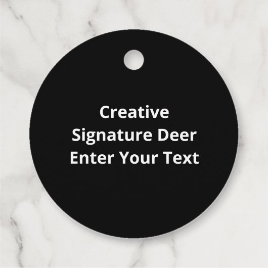 Oh Deer Creative Signature Design フェイバータグ (裏面)
