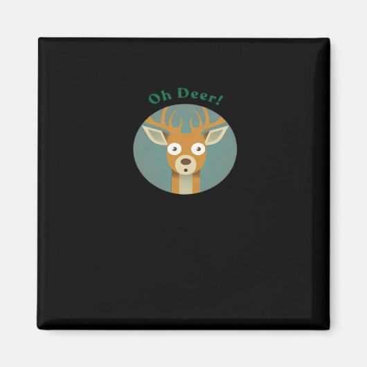Oh Deer Creative Style  マグネット (正面)