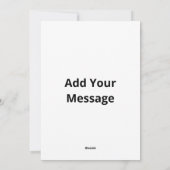 Oh Deer Cute Deer Minimal Design シーズンカード (裏面)