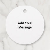 Oh Deer Cute Deer Minimal Design フェイバータグ (裏面)