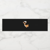 Oh Deer Cute Punny Deer Saying Whimsical Quote ペットボトルラベル (シングルラベル)