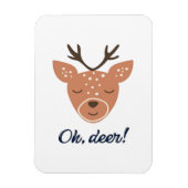 Oh Deer Deer Love Save The Deer Creative Design  マグネット (縦)