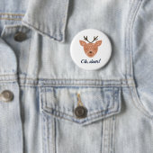 Oh Deer Deer Love Save The Deer Creative Design  缶バッジ (インサイチュ)
