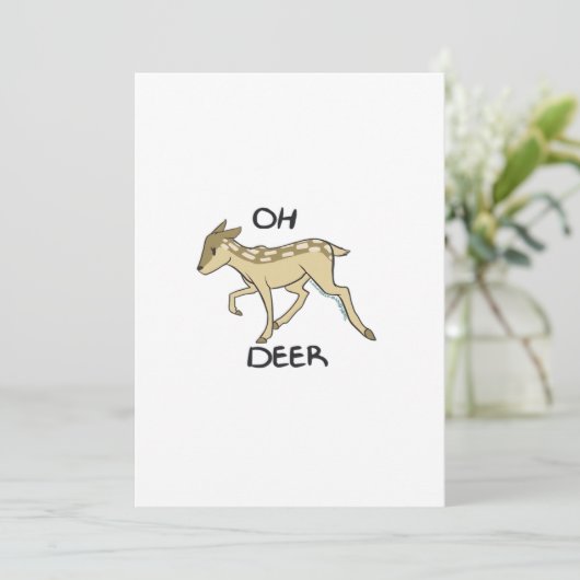 Oh Deer Elegant Timeless Style シーズンカード (スタンド正面)