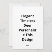 Oh Deer Elegant Timeless Style シーズンカード (裏面)