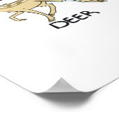 Oh Deer Elegant Timeless Style ポスター (角)