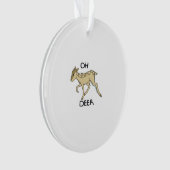 Oh Deer Elegant Timeless Style Acrylic Ornament オーナメント (正面)