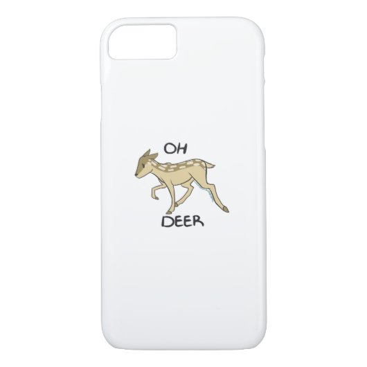 Oh Deer Elegant Timeless Style Case-Mate iPhoneケース (裏面)