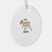 Oh Deer Elegant Timeless Style Ornament セラミックオーナメント (右)